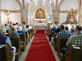 100 Jahrfeier Weingartenkapelle in Naumburg mit Bischof Dr. Michael Gerber (Foto. Karl-Franz Thiede)